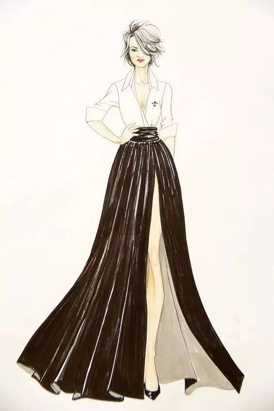 手繪丨一波絕美的服裝設(shè)計稿